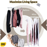 hanging vacuum storage bags for clothes
