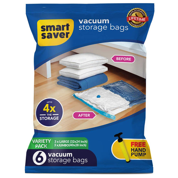 Spacesaver Vacuum Storage Bags with Electric Pump (Variety 10-Pack) Save  80% on Clothes Storage Space - Vacuum Sealer for Clothes, Bedding